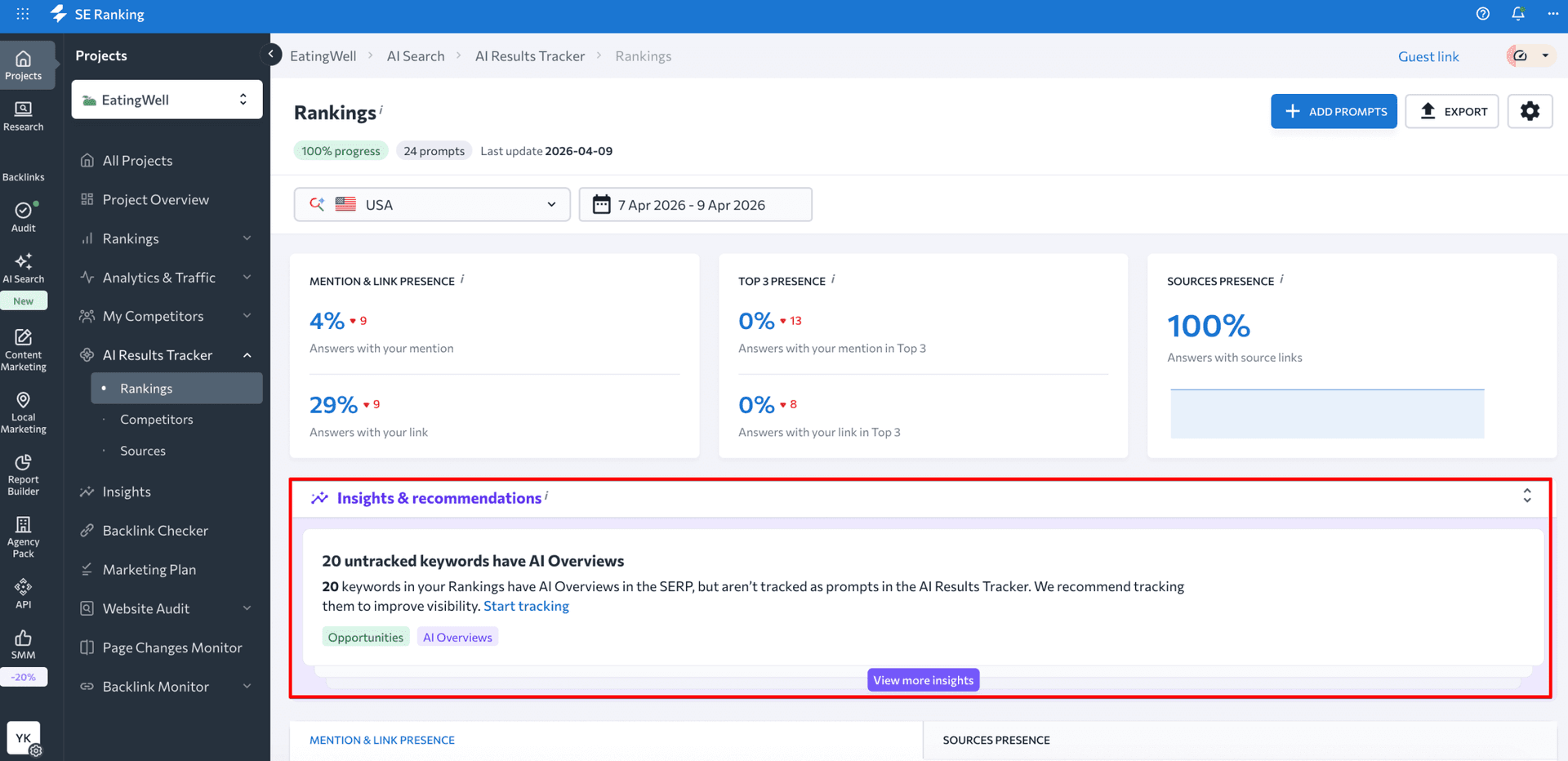 How to track prompt-level rankings in AI search in 2026